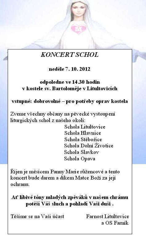Koncert schol