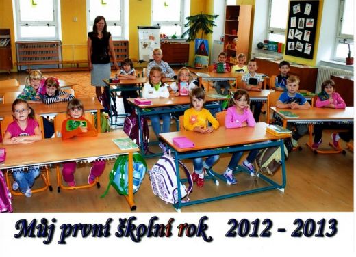 prvňáčci ve škole
