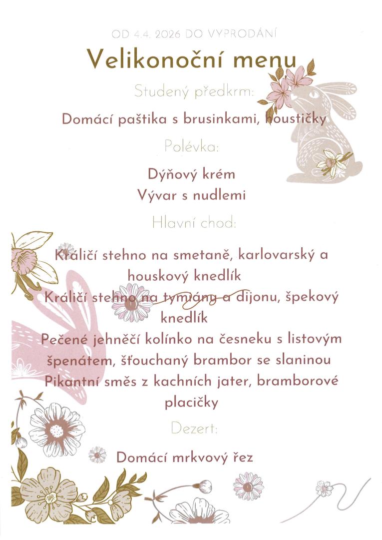 Velikonoční menu