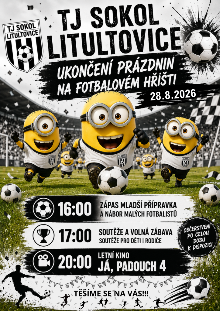 Ukončení prázdnin na fotbalovém hřišti